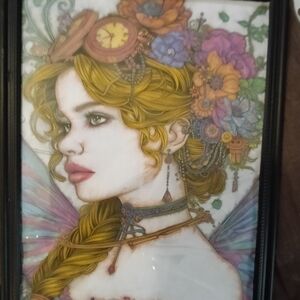 Colorful Steampunk Fairy Art Print
